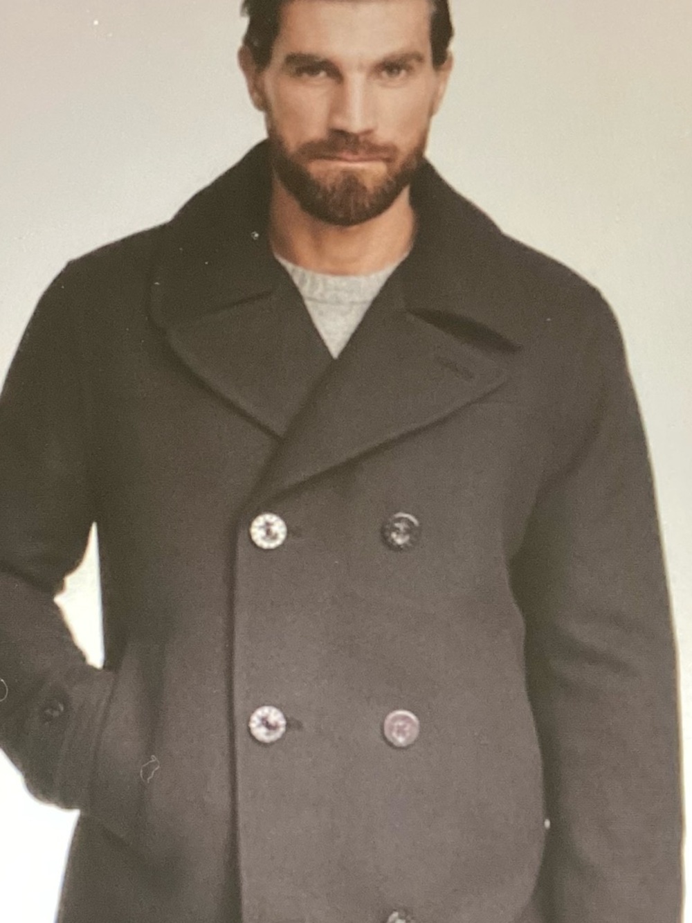 ⚓️ Old Navy  BLACK PEA COAT EPLC UNISEX GUARANTEED